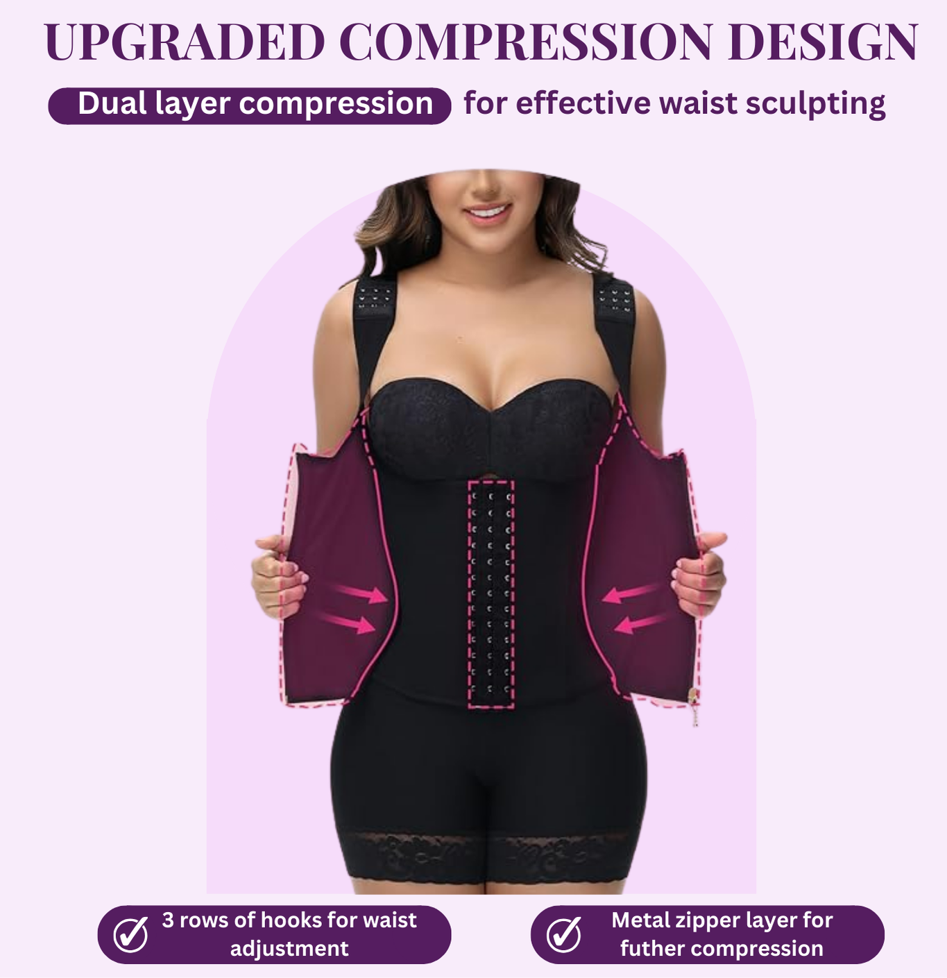 Pinnetic™ Ultimate Waist Trainer – Instant Hourglass Shape & Slim Waist