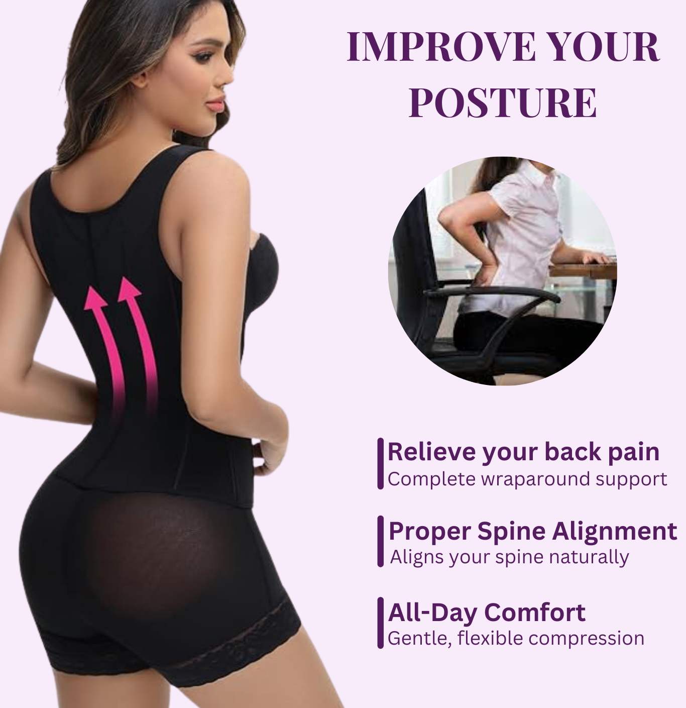 Pinnetic™ Ultimate Waist Trainer – Instant Hourglass Shape & Slim Waist