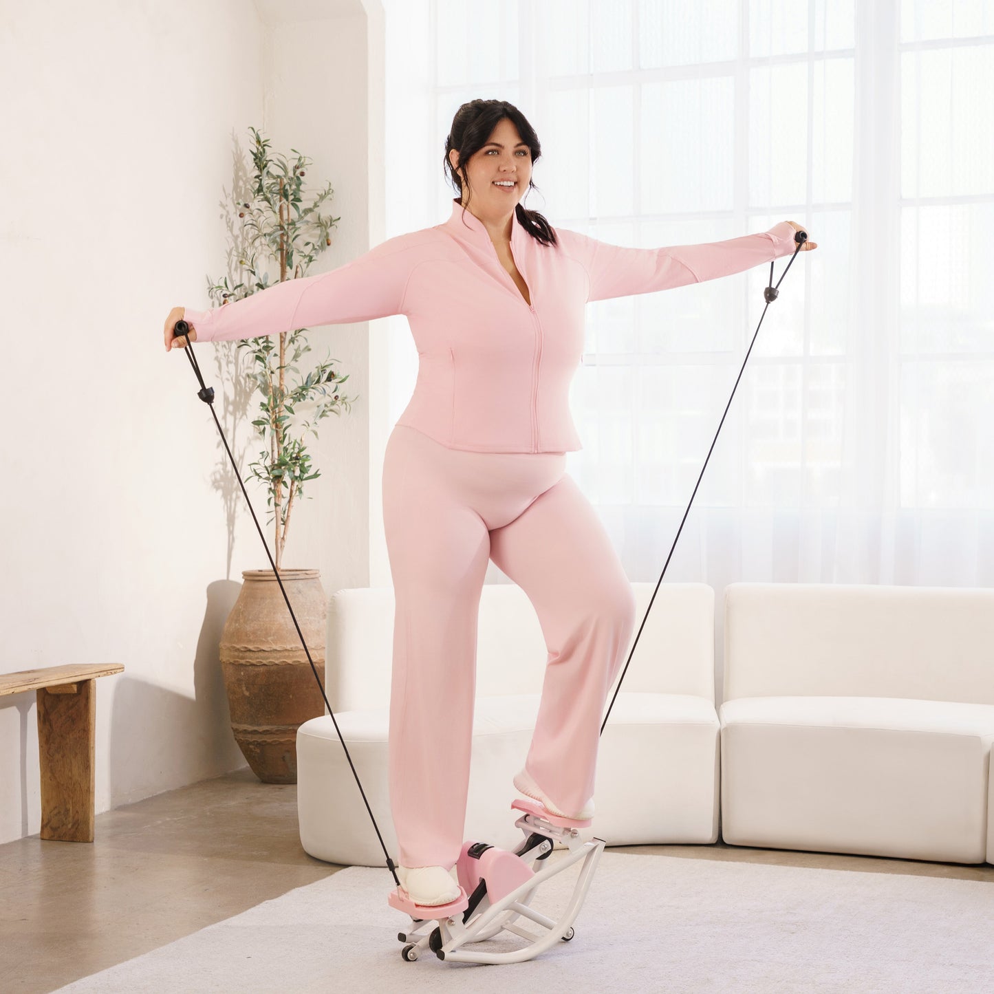 pinnetic RockStep Pro – Compact Full-Body Home Fitness Stepper