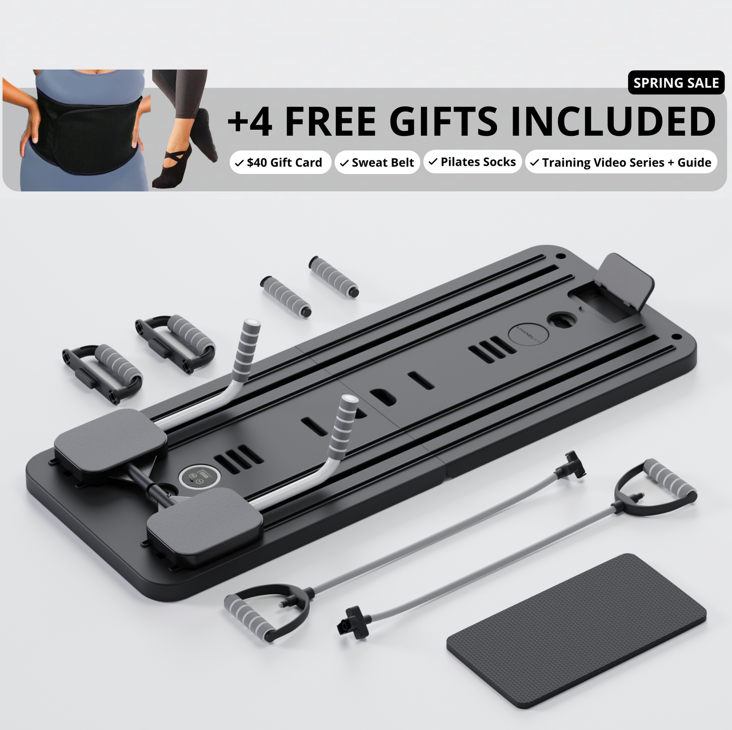 pinnetic™ Portable Pilates Bar Kit – Full-Body Home Workout Made Easy